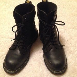 Steel toe Dr. Martens